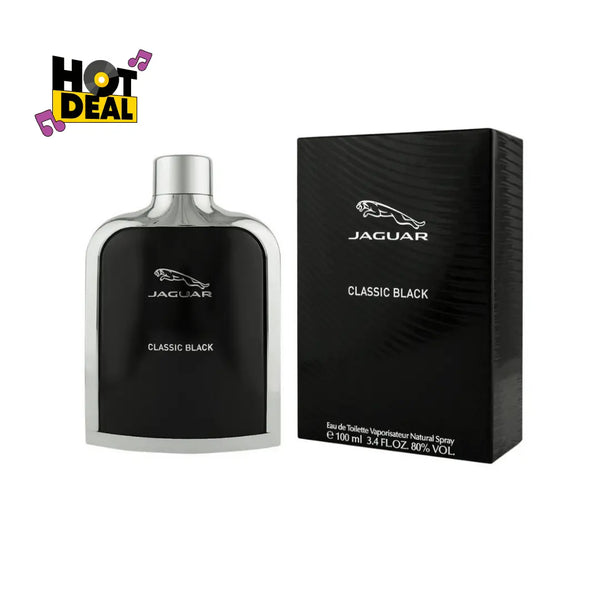 Jaguar Classic Black Eau de Toilette For Men 100ml - HOT DEAL