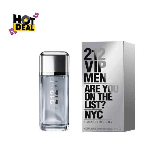 Carolina Herrera 212 VIP Eau de Toilette for Men 200ml - HOT DEAL