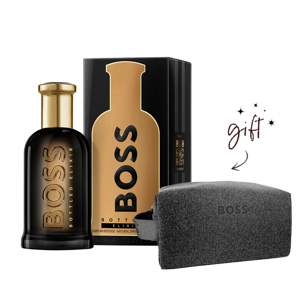 Hugo Boss Boss Bottled Elixir Eau de Parfum For Men Bundle