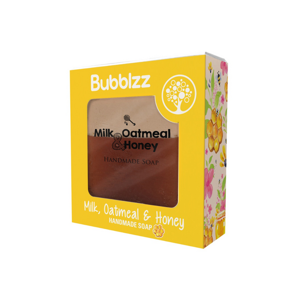 Bubblzz Milk, Oatmeal & Honey Soap 160g