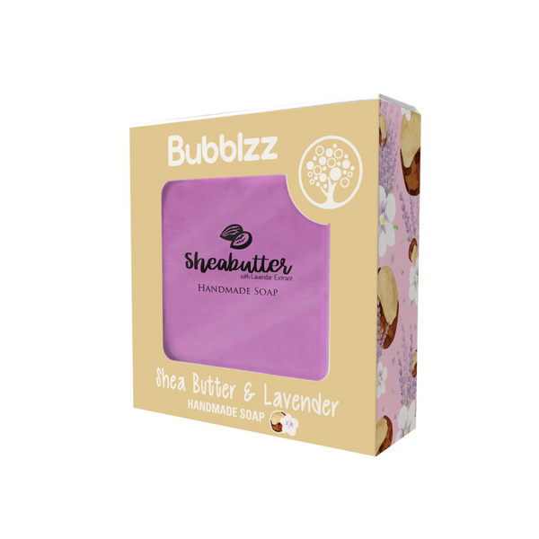 Bubblzz Shea Butter with Lavender Extract Soap 160g