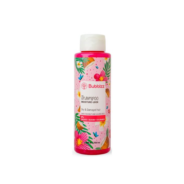 Bubblzz Moisture Lock Shampoo for Dry Hair 500ml