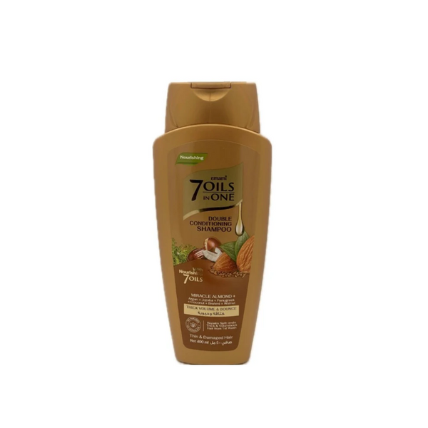 Emami 7 Oils in One Double Conditioning Miracle Almond Shampoo