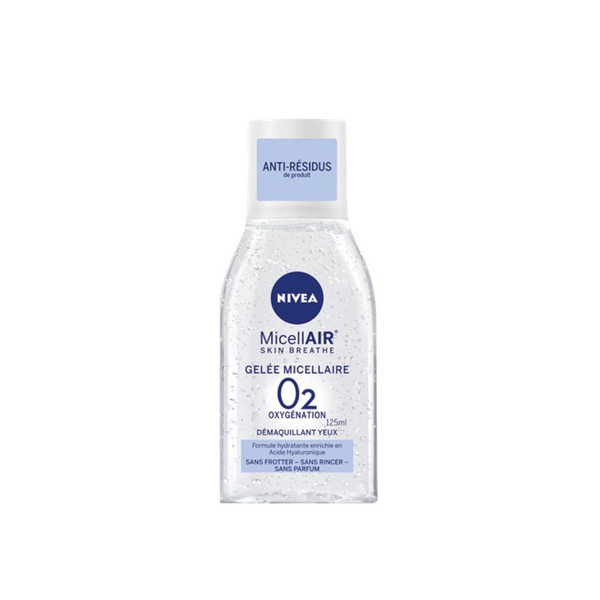 Nivea MicellAIR O2 Eye Make-Up Remover Gel 125ml