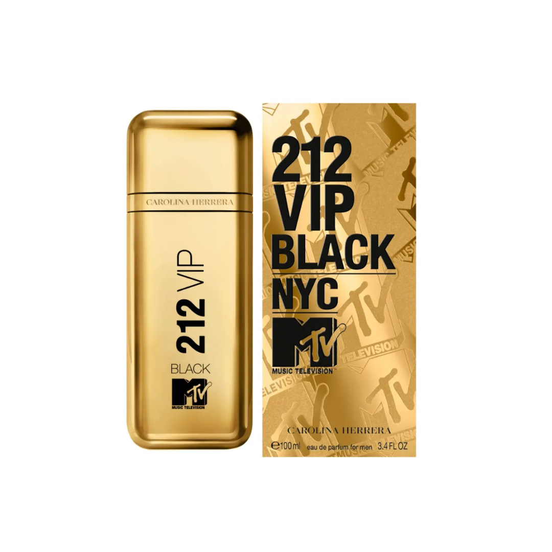 Carolina Herrera 212 Vip Black Music Television Eau De Parfum For Men ...