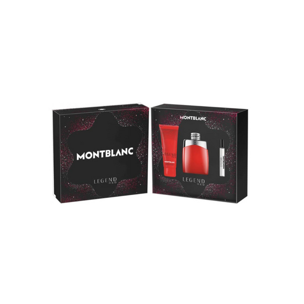 Mont Blanc Legend Red Set Eau De Parfum Set For Men