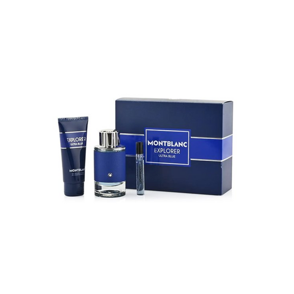 Mont Blanc Explorer Ultra Blue Set For Men