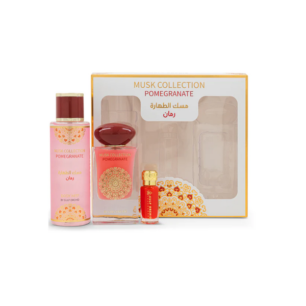 Gulf Orchid Musk Collection Tahara Gift Set Pomegrante