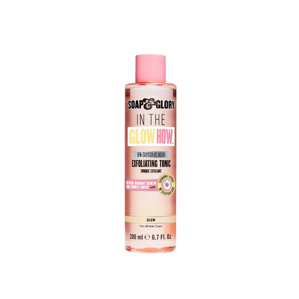 Soap And Glory In The Glow How' 5% Glycolic Acid Face Exfoliator Tonic 200ml