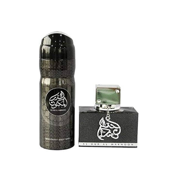 Lattafa Al Dur Al Maknoon Eau de Parfum Gift Set For Men