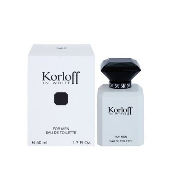 Korloff In White Eau de Toilette For Men 50ml