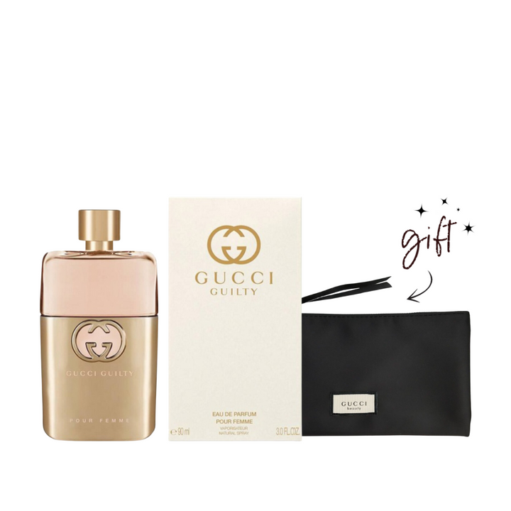 Gucci Guilty Bundle For Women + Free Pouch | Perfume Set for Her ...