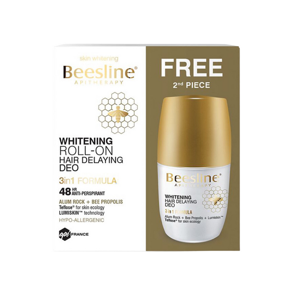 Beesline Natural Whitening Hair-Delaying Roll-On Buy 1 Get 1 Free