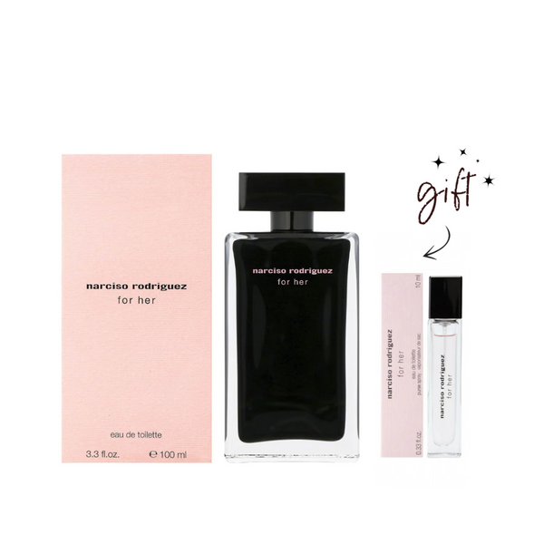 Narciso Rodriguez For Her Bundle For Women + Free Mini Perfume