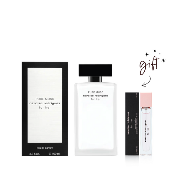 Narciso Rodriguez Pure Musc Bundle For Women + Free Mini Perfume