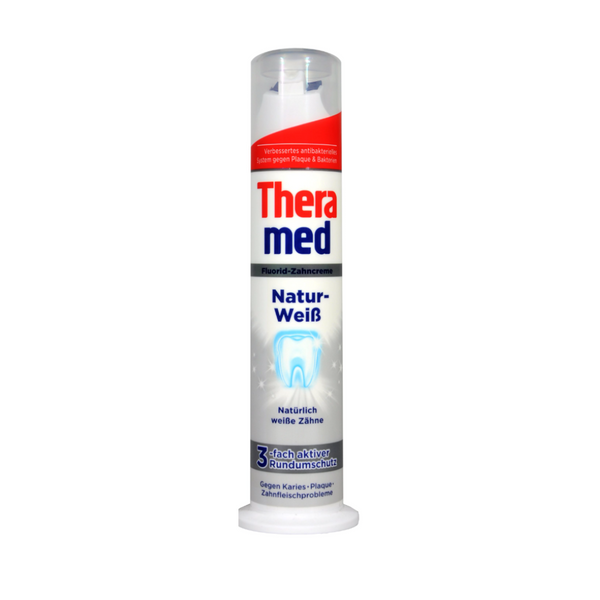 Theramed Natural White Pump Toothpaste 100ml
