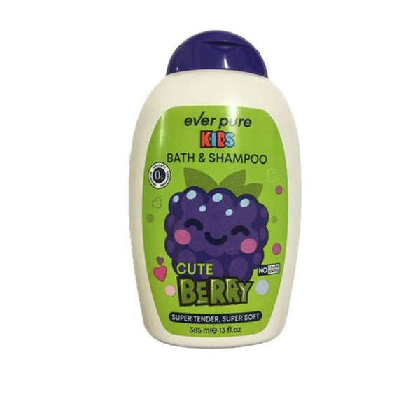 Ever Pure Baby Wash & Shampoo Cute Berry 385ml