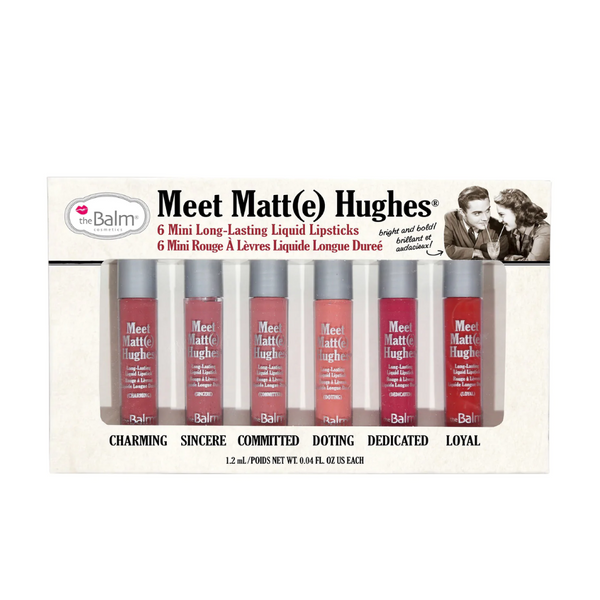 The Balm Meet Matte Hughes Mini Liquid Lipstick Kit Vol 1