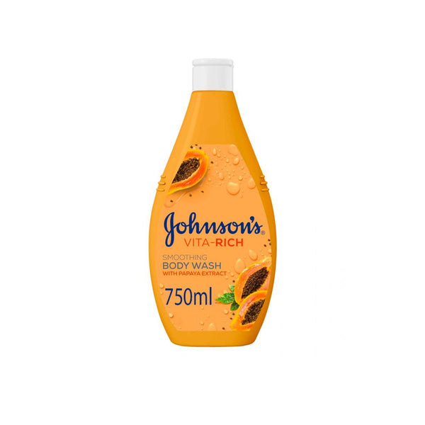 Johnson's Vita Rich Nourishing Body Wash With Papaya 750 ml