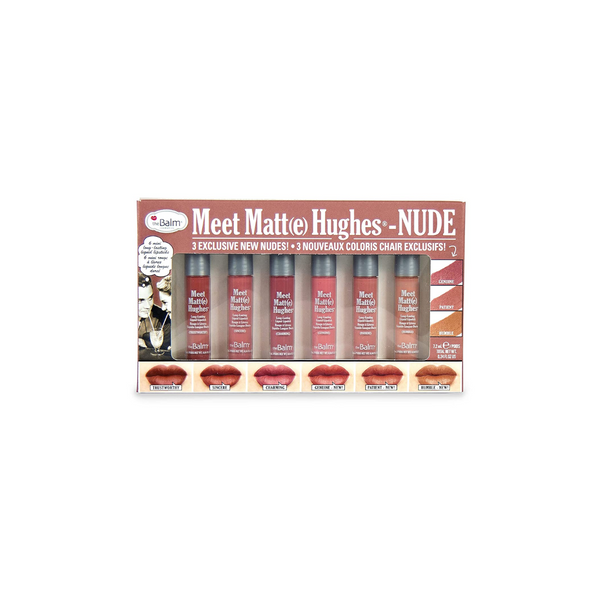 The Balm Meet Matte Hughes Mini Liquid Lipstick Kit Vol 8