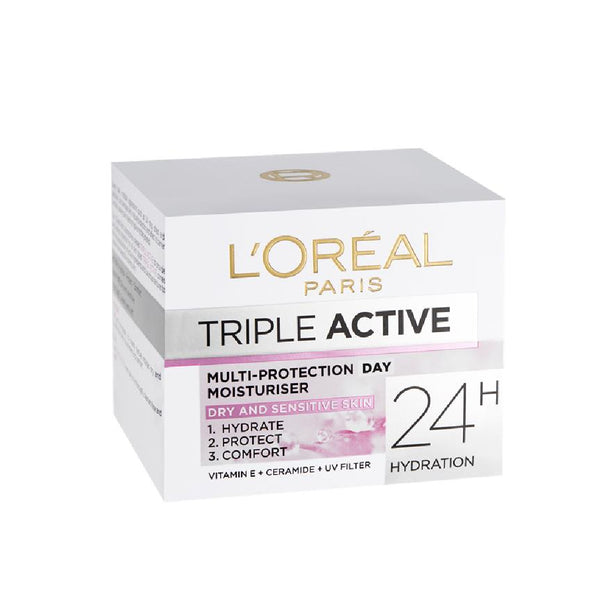 L'Oreal ParisTriple Active Day Cream Dry & Sensitive Skin 50ml