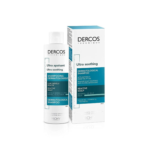 Vichy Dercos Ultra-Soothing Shampoo For Normal To Oily Hair 200ml