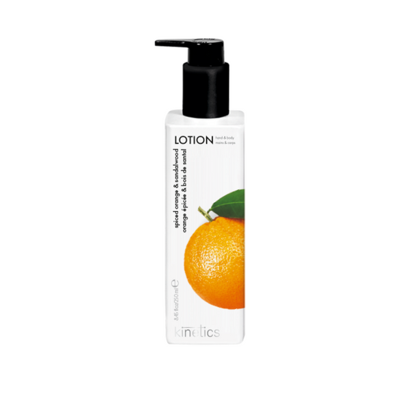 Kinetics Spiced Orange & Sandalwood Hand and Body Lotion 250ml