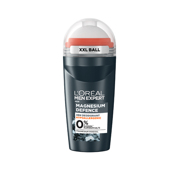 L'Oreal Paris Men Expert Magnesium Defence Hypoallergenic Roll-On Deodorant For Men