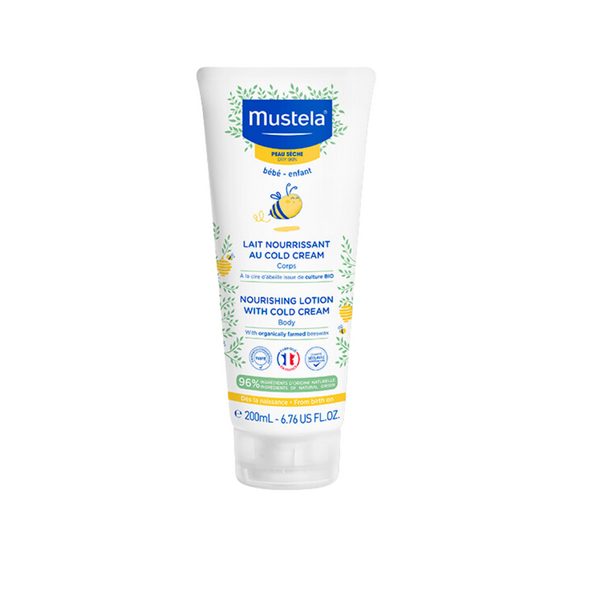 Mustela Nourishing Milk With Cold Cream and Beeswax 200ml
