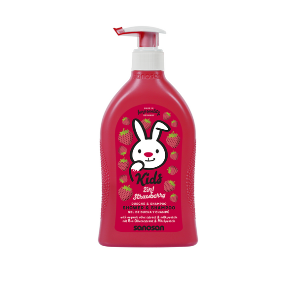 Sanosan Strawberry Shower & Shampoo 400ml