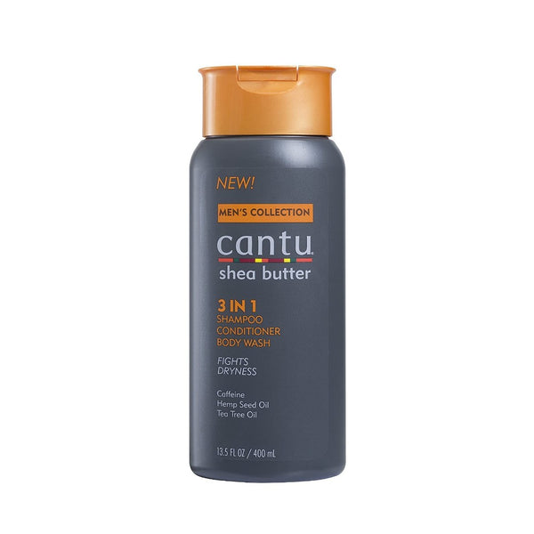 Cantu Men's 3in1 Shampoo Conditioner & Body Wash 400ml